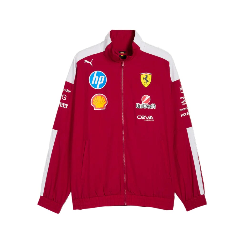 Scuderia Ferrari F1 2025 Team T7 Oversized Jacket - Dark Cherry Jackets Scuderia Ferrari 