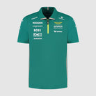 Aston Martin F1 2025 Men's Team Polo Shirt - Green Polos Aston Martin F1 