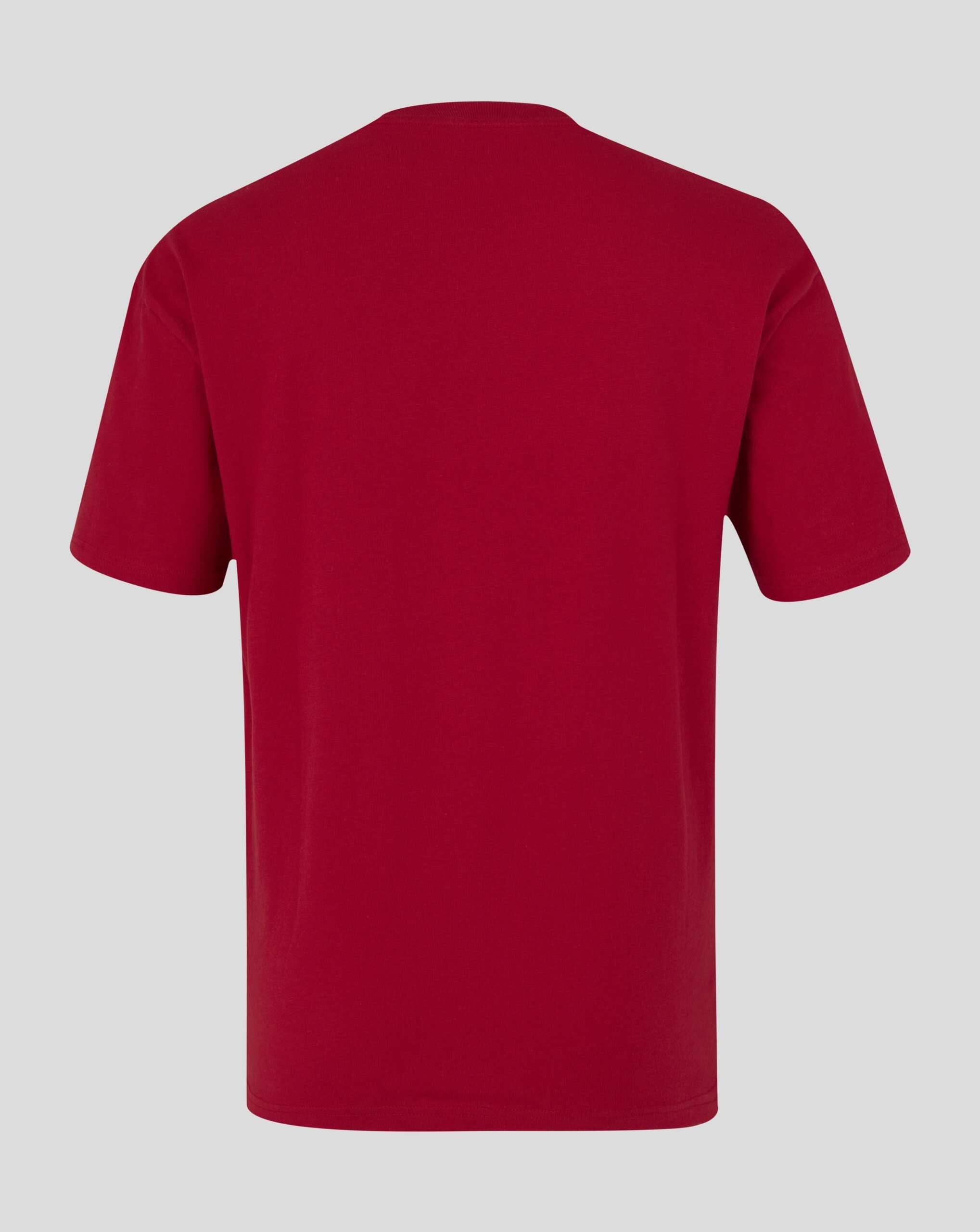 Red Bull Racing F1 Relaxed Fit Large Front Logo T-shirt - Night Sky/Chilli Pepper T-shirts Red Bull Racing 