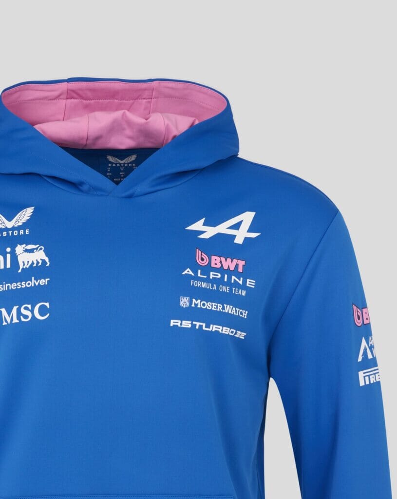 Alpine Racing F1 2026 Team Hoodie - Lapis Blue Hoodies Alpine 