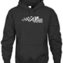 Joe Gibbs Racing Lifestyle Hoodie - Gray/Black Hoodies Joe Gibbs Racing S Black 