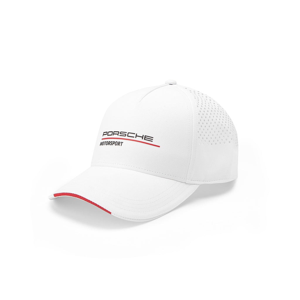 Porsche Motorsport Fanwear Hat - Black/White/Red Hats Porsche White 