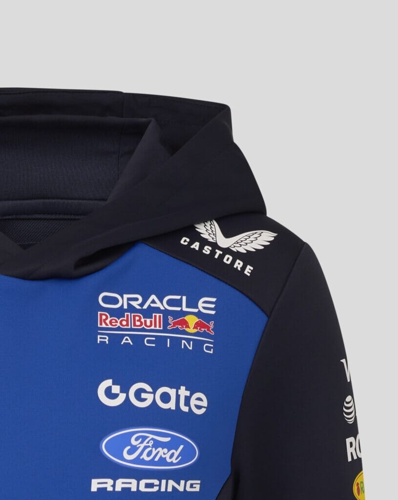 Red Bull Racing F1 Kid's 2026 Team Pullover Hoodie- Youth Blue/Navy Hoodies Red Bull Racing 