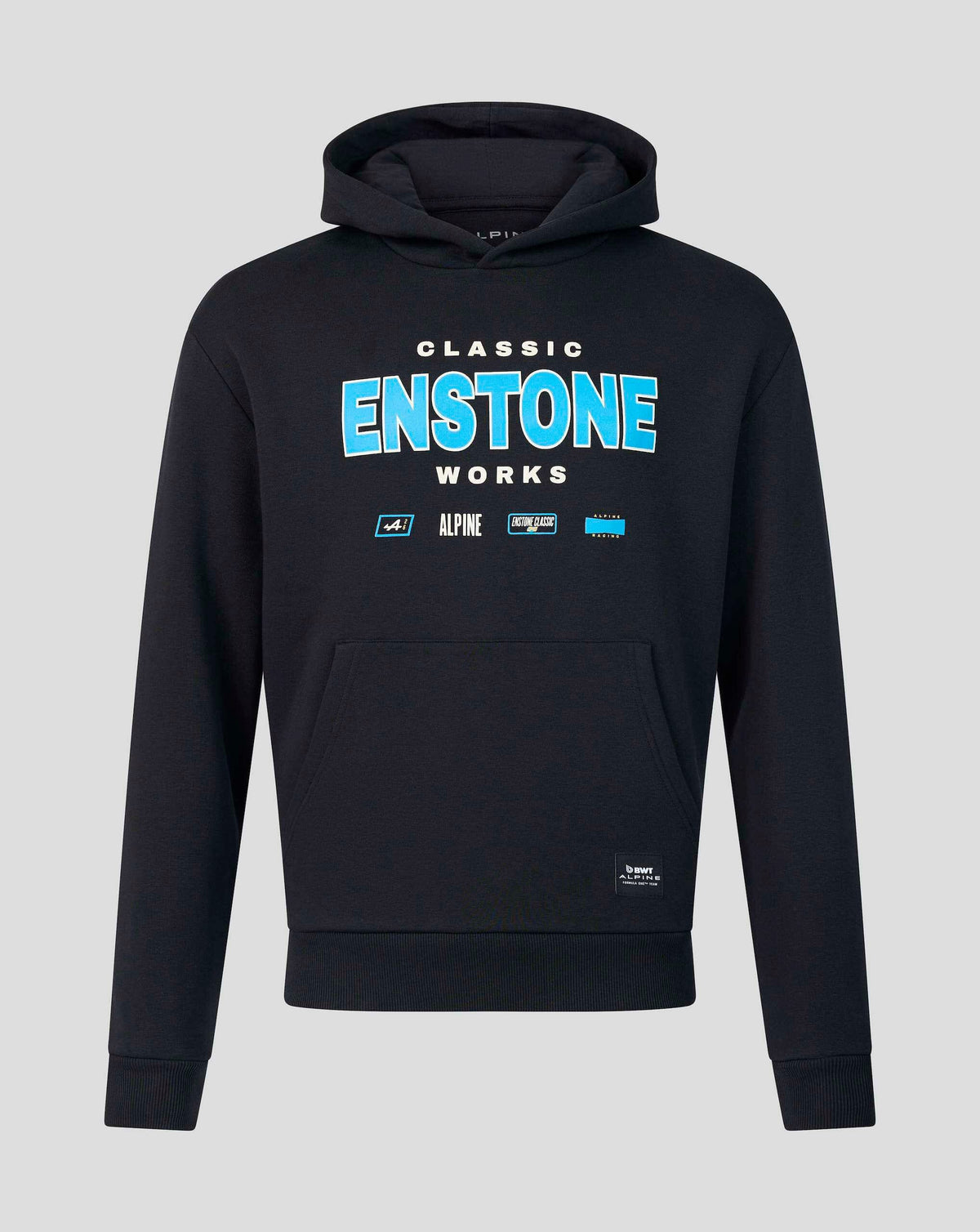 Alpine Racing F1 Classic Enstone Overhead Hoodie - Black Hoodies Alpine 