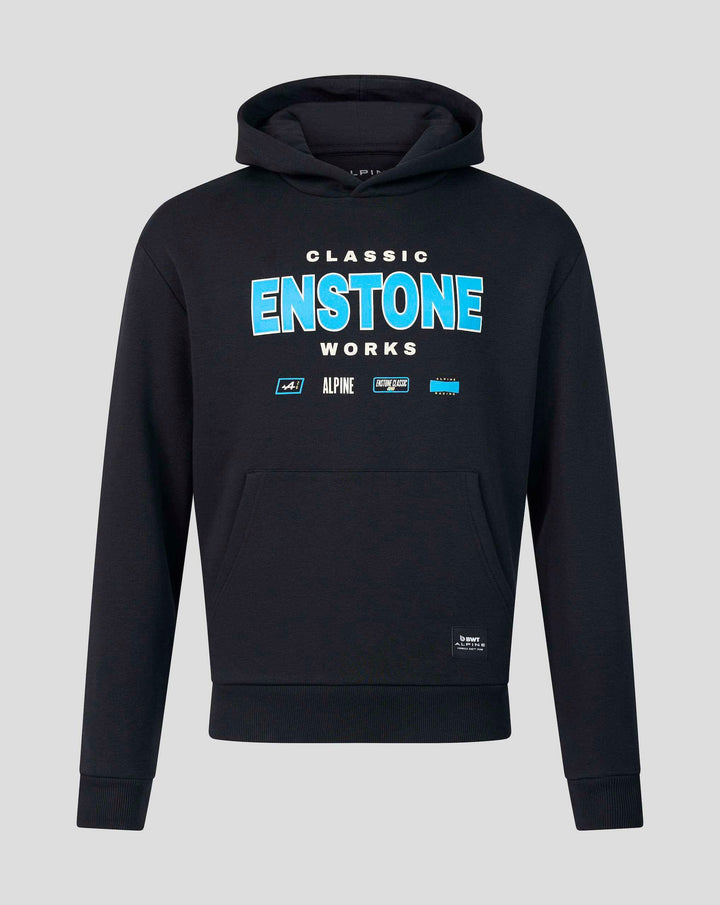 Alpine Racing F1 Classic Enstone Overhead Hoodie - Black Hoodies Alpine 