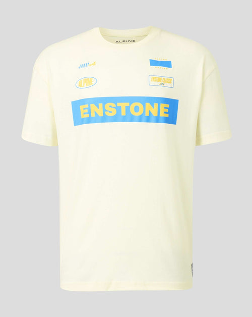 Alpine Racing F1 Classic Enstone T-Shirt - Cannoli Cream T-shirts Alpine 