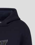 Red Bull Racing F1 Kid's Max Verstappen Pixel Graphic Pullover Hoodie - Youth Navy Hoodies Red Bull Racing 
