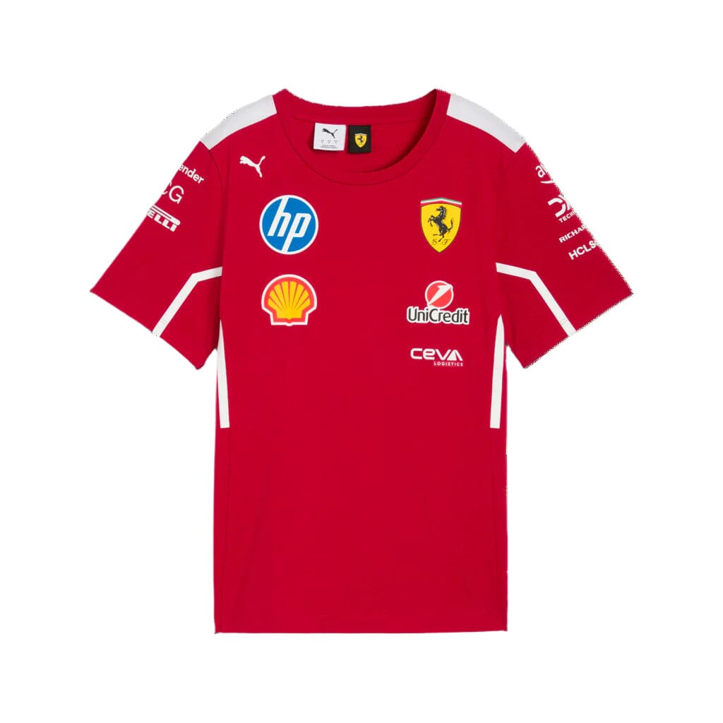 Scuderia Ferrari F1 2025 Men's Team T-Shirt - Dark Cherry T-shirts Scuderia Ferrari 