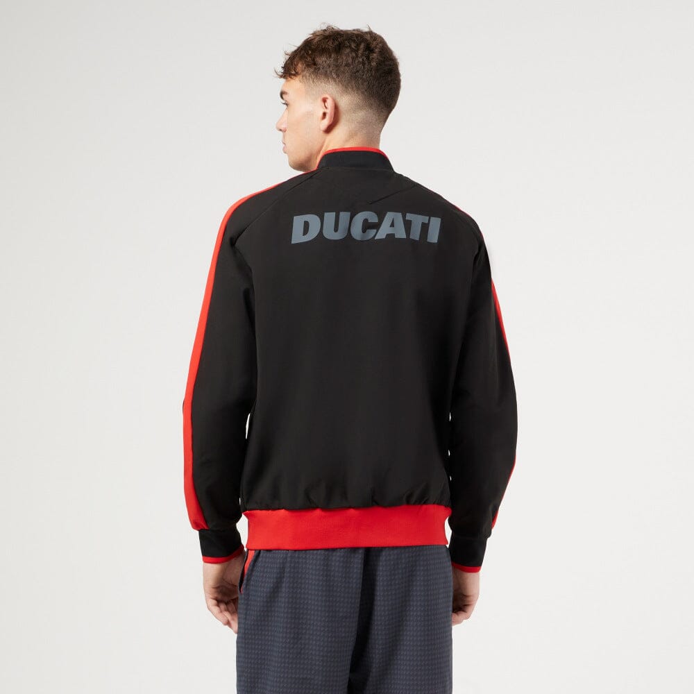 Ducati x Macron Men's Warmup College Jacket - Black Jackets Ducati 