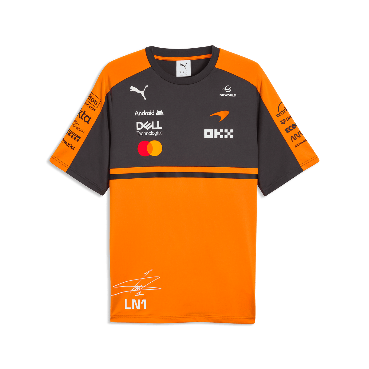 McLaren F1 2026 Lando Norris Team T-Shirt - Papaya T-shirts McLaren 