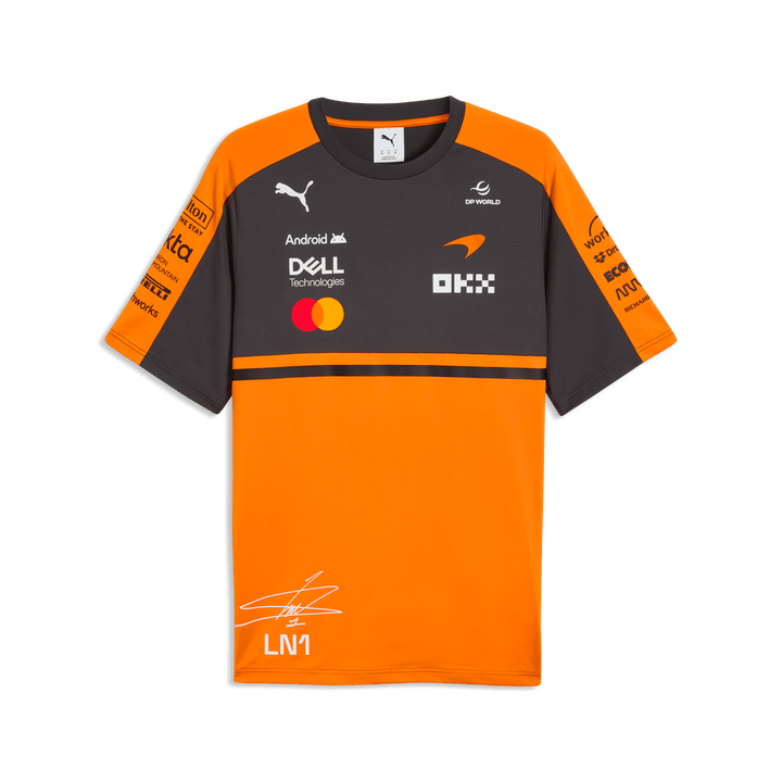 McLaren F1 2026 Lando Norris Team T-Shirt - Papaya T-shirts McLaren 