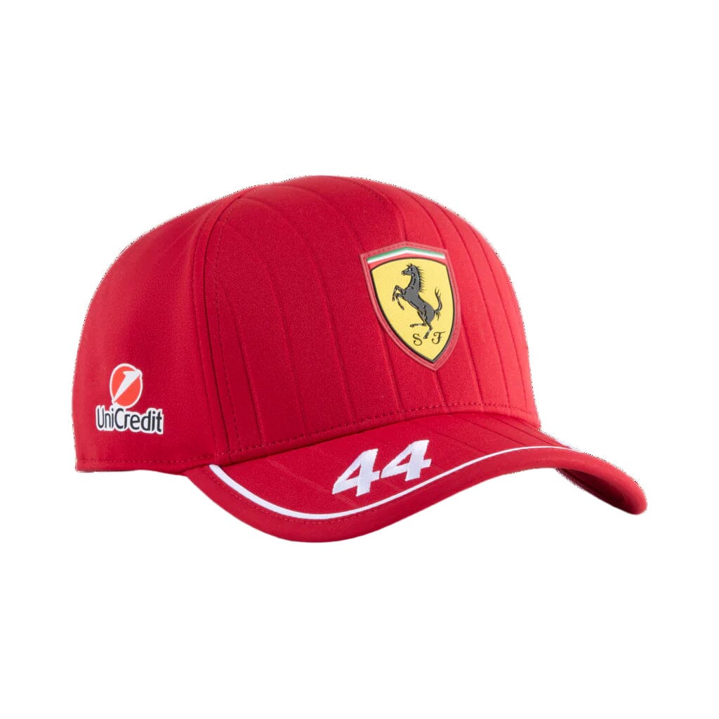 Scuderia Ferrari F1 2025 Lewis Hamilton Team Driver Dark Cherry Red Hat - Adult/Kids Hats Scuderia Ferrari 