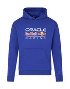 Red Bull Racing F1 Large Front Logo Hoodie - Night Sky/Blue/Grey Marl Hoodies Red Bull Racing XS Blue 