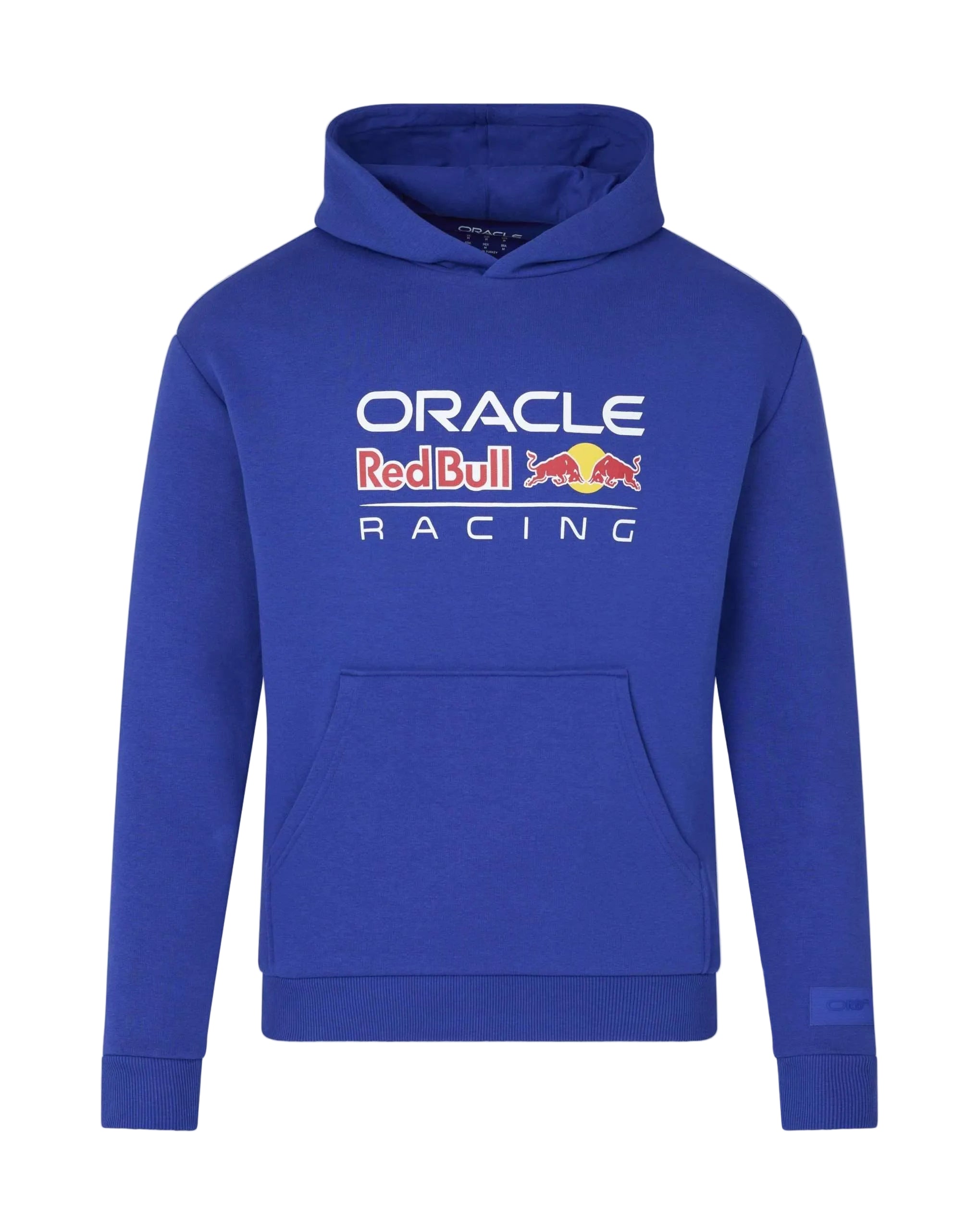 Red Bull Racing F1 Large Front Logo Hoodie - Night Sky/Blue/Grey Marl Hoodies Red Bull Racing XS Blue 