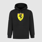 Scuderia Ferrari F1 Large Shield Hoodie -Dark Cherry/Puma Black Hoodies Scuderia Ferrari XS Black 