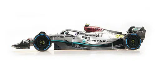 Mercedes AMG F1 W12 E Performance #44 F1 Monaco GP Lewis Hamilton Scale 1:18 with Rain Tires- Minichamps Model Cars Mercedes AMG Petronas 