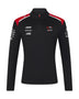 Haas Racing F1 2026 Team 1/4 Zip Fitted Sweater - Black Sweaters Haas F1 Racing Team 