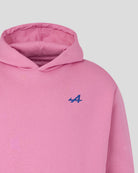 Alpine Racing F1 Relaxed Fit Pullover Hoodie - Wild Orchid Hoodies Alpine 