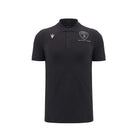 Automobili Lamborghini Squadra Corse Men's Polo Shirt - Black Polos Automobili Lamborghini 