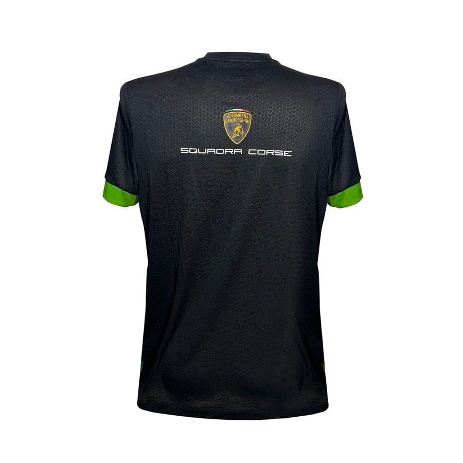 Automobili Lamborghini Squadra Corse Men's Team T-Shirt - Black T-shirts Automobili Lamborghini 