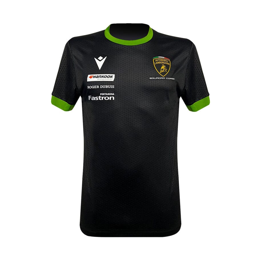 Automobili Lamborghini Squadra Corse Men's Team T-Shirt - Black T-shirts Automobili Lamborghini 