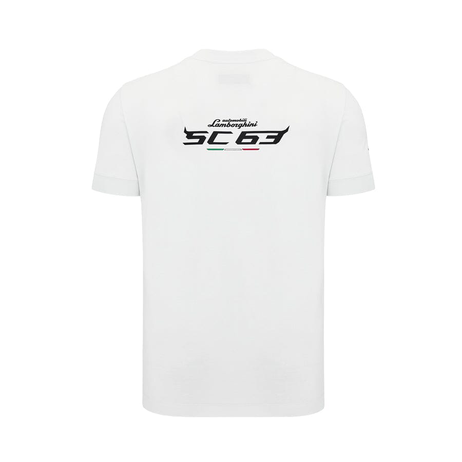 Automobili Lamborghini SC63 Hypercar Men's Sportswear T-Shirt - Black/White T-shirts Automobili Lamborghini 
