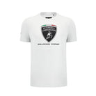 Automobili Lamborghini SC63 Hypercar Men's Sportswear T-Shirt - Black/White T-shirts Automobili Lamborghini S White 