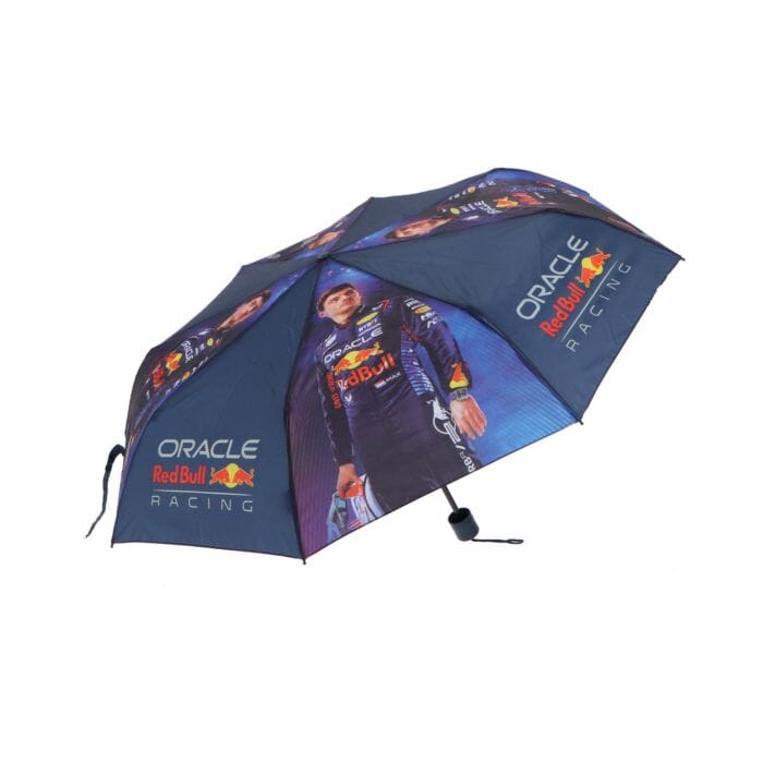 Red Bull Racing F1 Max Verstappen Compact Umbrella - Navy Umbrellas Red Bull Racing 