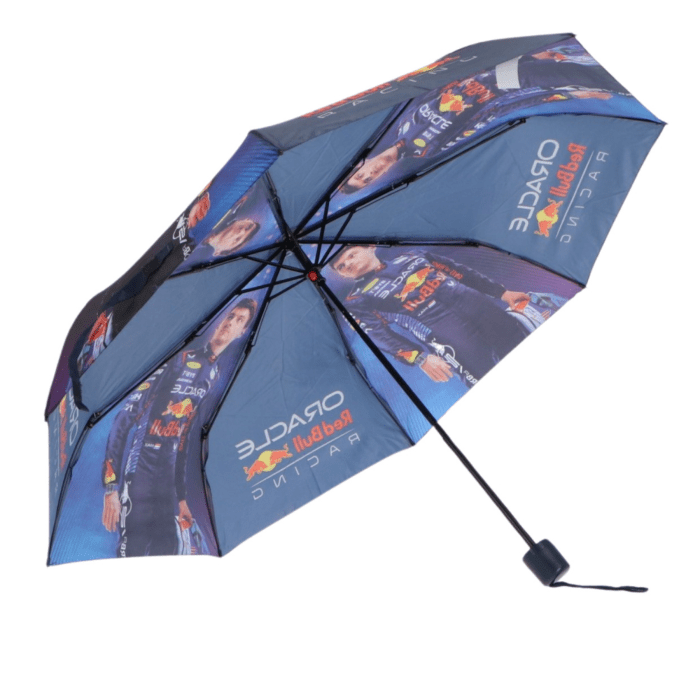 Red Bull Racing F1 Max Verstappen Compact Umbrella - Navy Umbrellas Red Bull Racing 