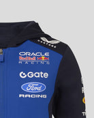 Red Bull Racing F1 Kid's 2026 Team Full Zip Hoodie- Youth Blue/Navy Hoodies Red Bull Racing 