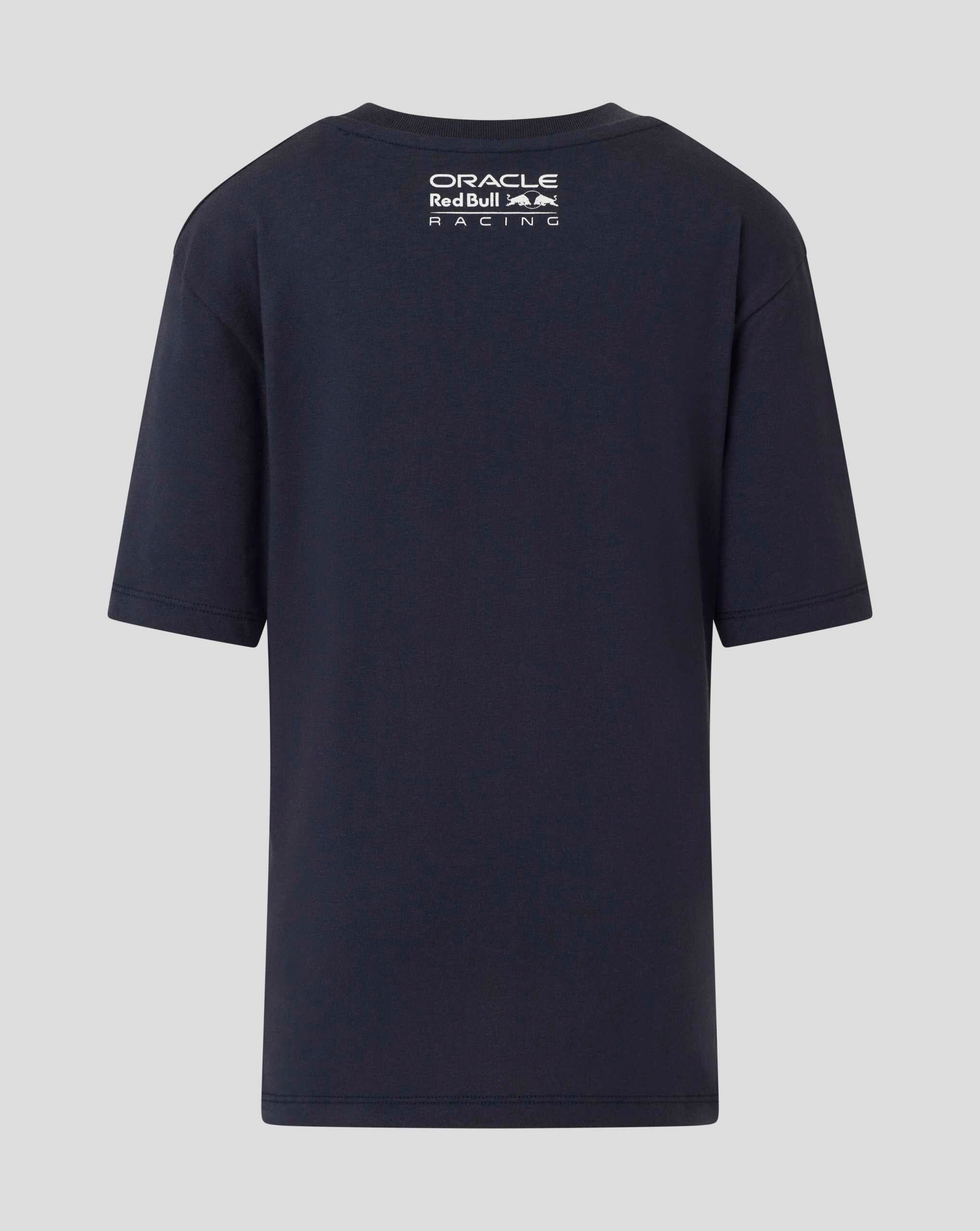 Red Bull Racing F1 Kid's Max Verstappen Small Logo T-Shirt - Youth Navy T-shirts Red Bull Racing 