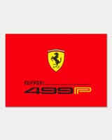 Scuderia Ferrari Hypercar Le Mans WEC 499P Flag - Red Flag Scuderia Ferrari 