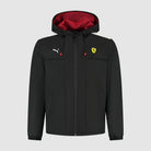 Scuderia Ferrari F1 Men's Rain Jacket -Dark Cherry/Puma Black Jackets Scuderia Ferrari XS Black 