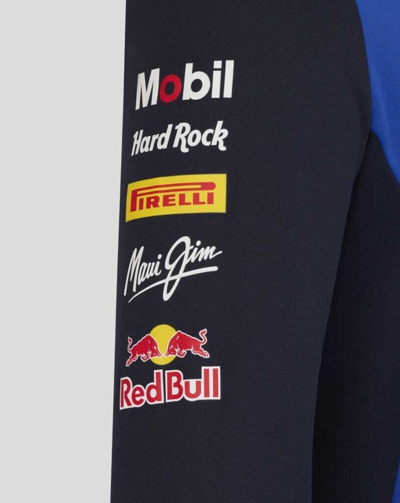 Red Bull Racing F1 2026 Team Full Zip Hooded Sweatshirt- Blue/Navy
