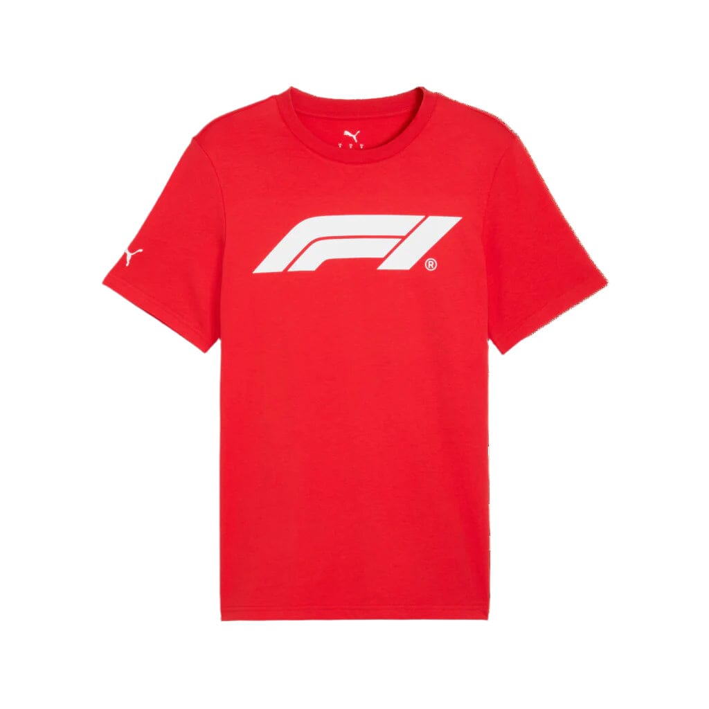 Formula 1 Tech Collection F1 Men's Essential Logo T-Shirt - Black/White/Red/Pink T-shirts Formula 1 S Red 