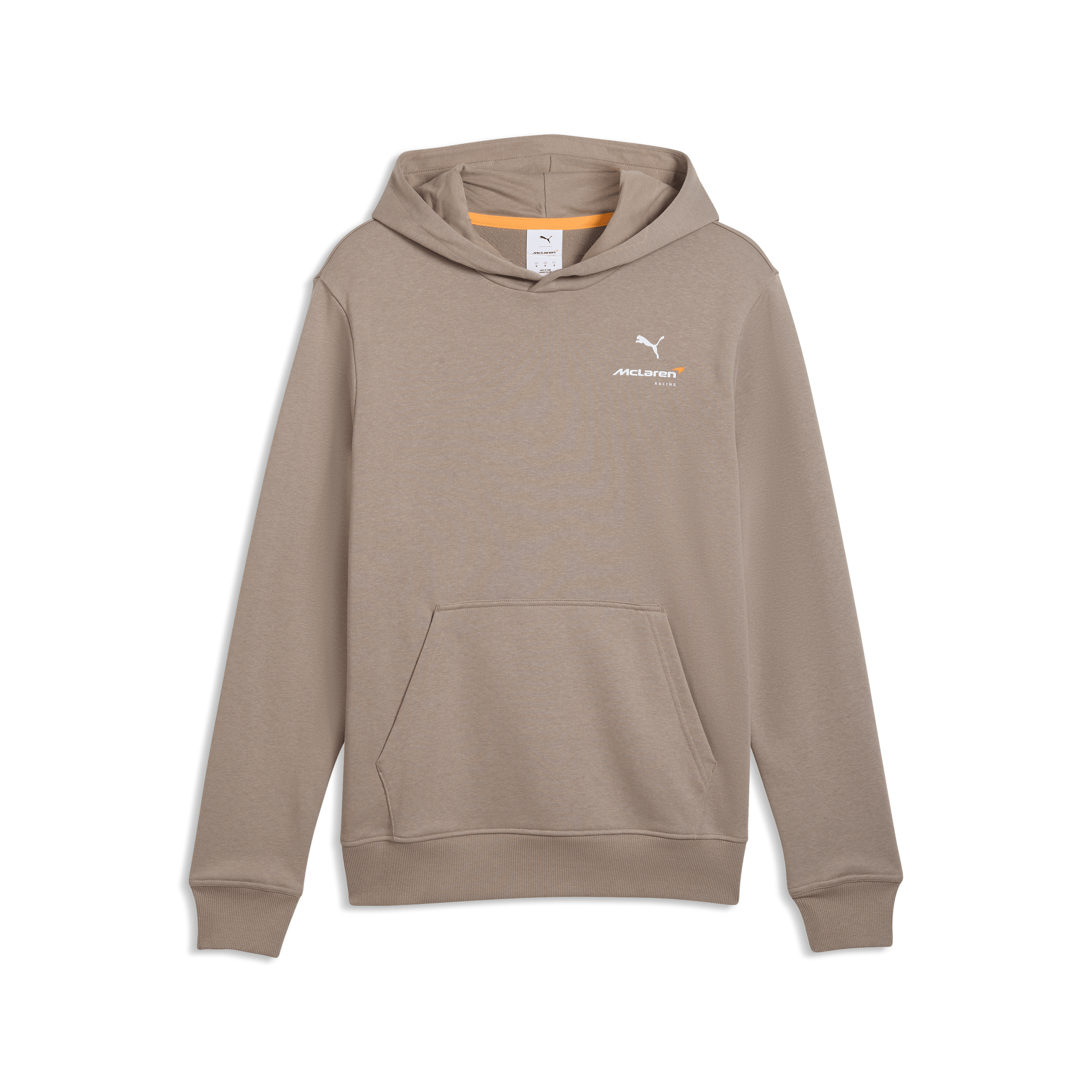 McLaren F1 Core Essentials Logo Hoodie - Puma Black/Papaya/Seafoam