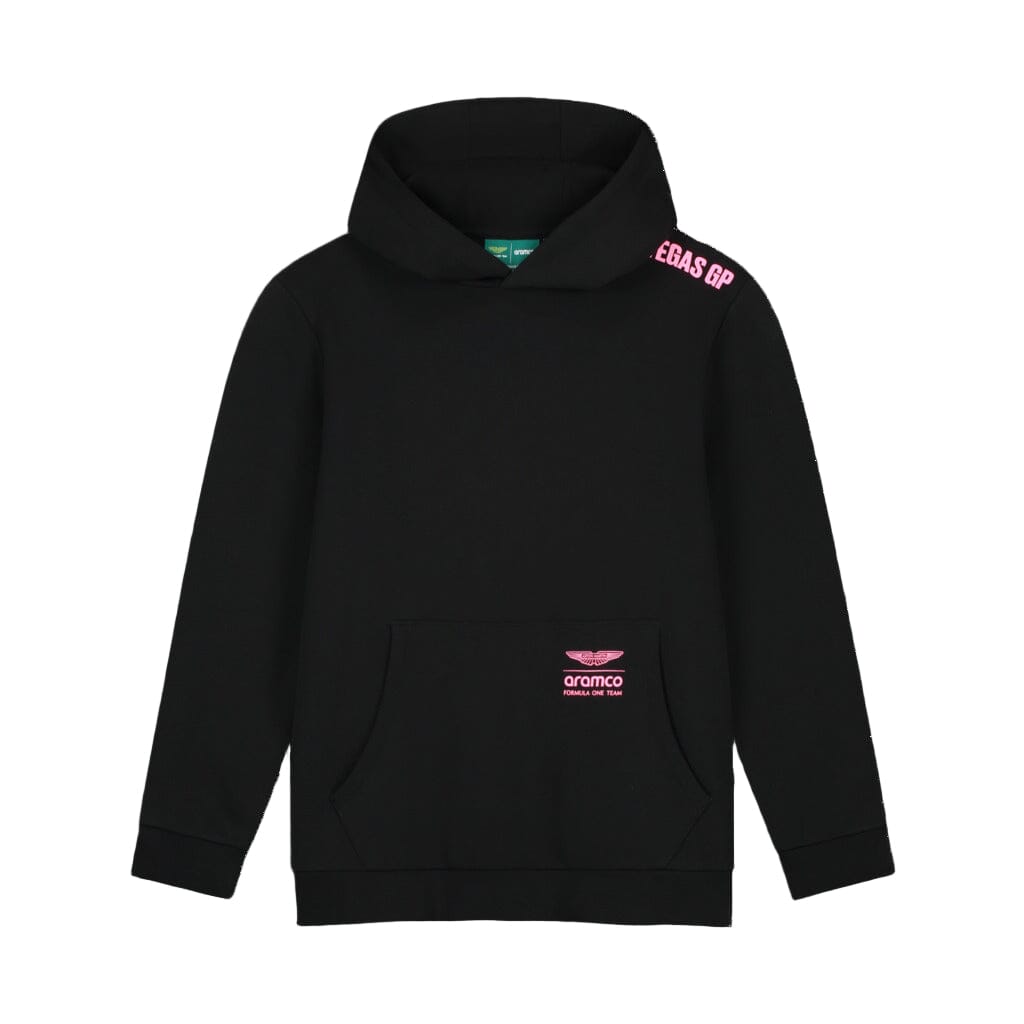 Aston Martin F1 Limited Edition Las Vegas GP Graphic Hoodie - Black Hoodies Aston Martin F1 