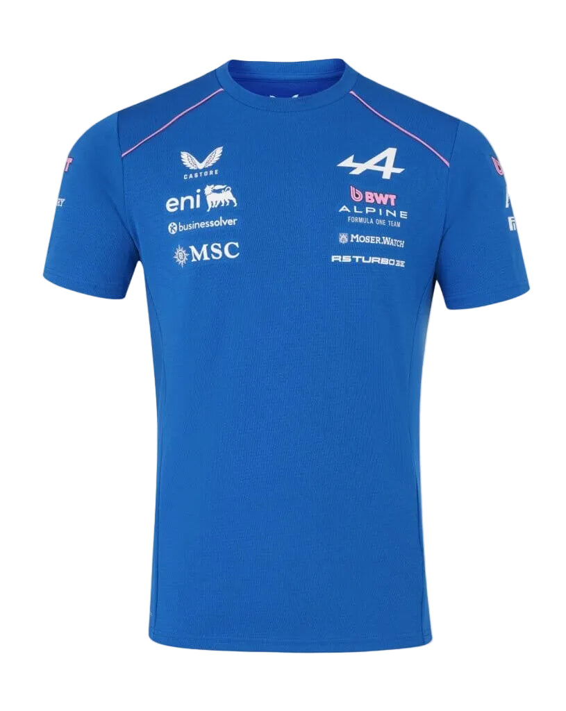 Alpine Racing F1 2026 Men's Team Set Up T-Shirt - Lapis Blue – CMC ...