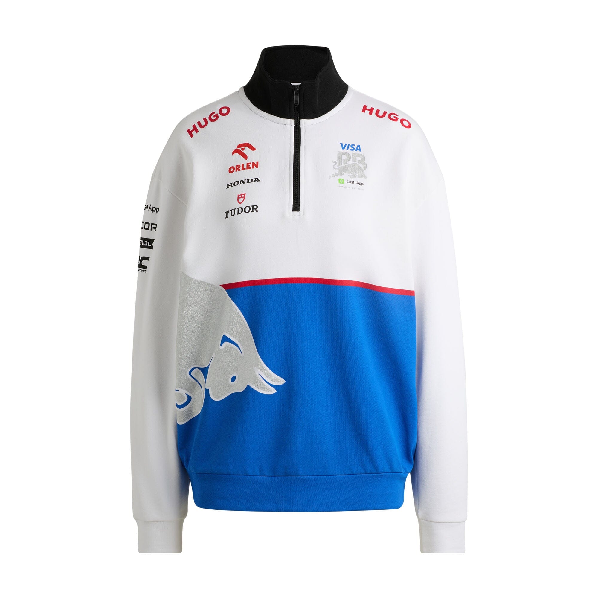Visa Cash App RB F1 Men's 1/4 Zip Sweatshirt - White – CMC