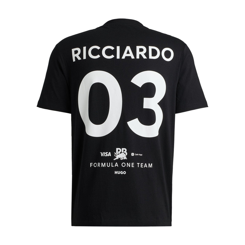 Visa Cash App RB F1 Daniel Ricciardo T-Shirt - Black/Blue T-shirts Visa Cash App RB S Black 