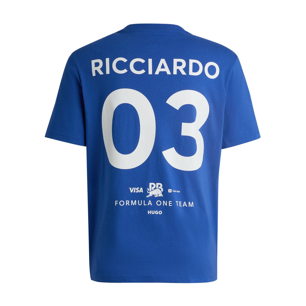 Visa Cash App RB F1 Daniel Ricciardo T-Shirt - Black/Blue T-shirts Visa Cash App RB S Blue 