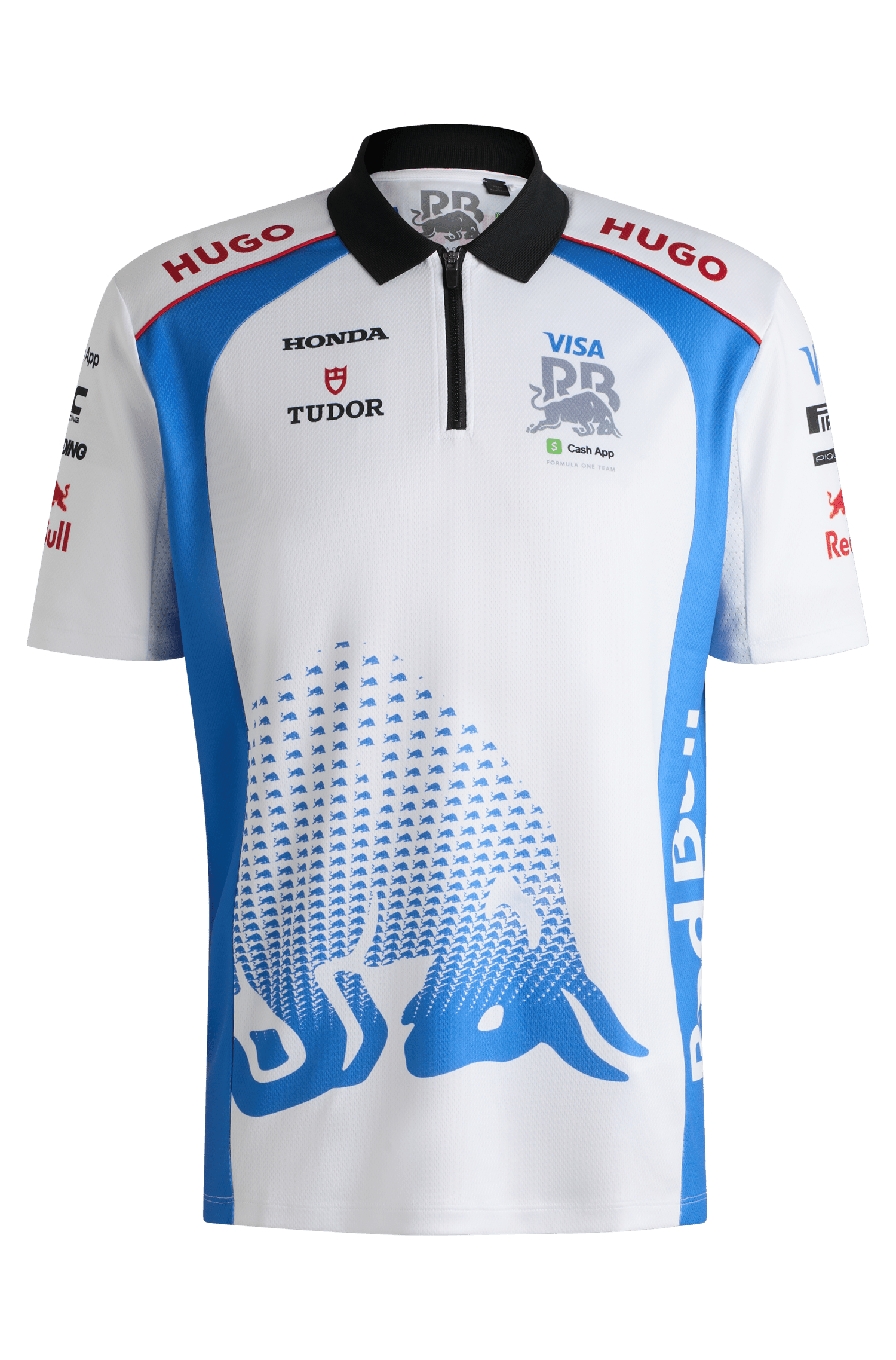 Visa Cash App RB F1 2025 Men's Team Polo Shirt - White – CMC