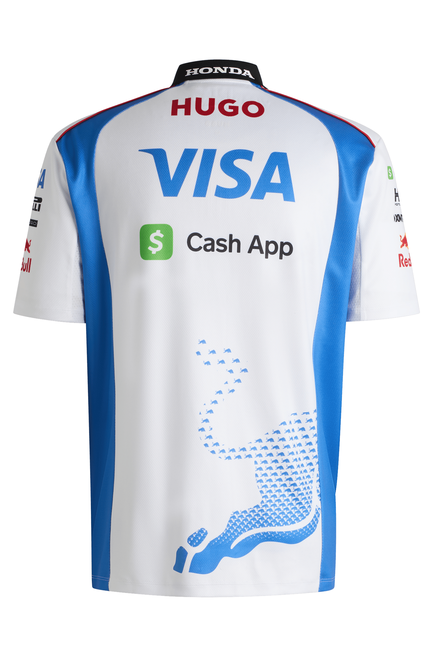 Visa Cash App RB F1 2025 Men's Team Polo Shirt - White – CMC