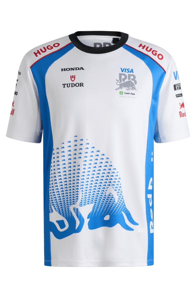 Visa Cash App RB F1 2025 Men's Team T-Shirt - White T-shirts Visa Cash App RB 