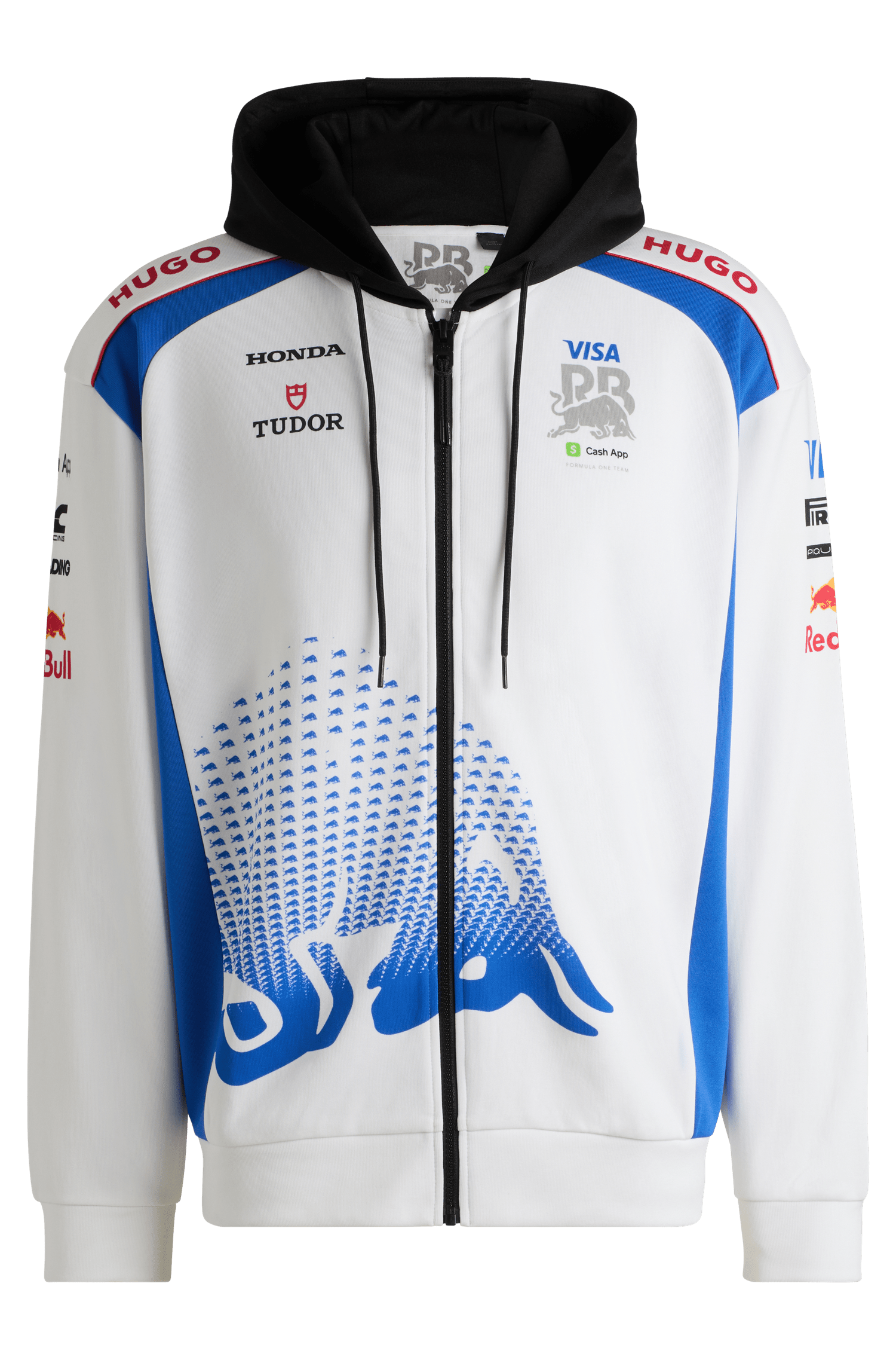 Visa Cash App RB F1 2025 Men's Full Zip Hoodie - White – CMC Visa Cash App RB F1 2025 Men's Full Zip Hoodie - White – CMC