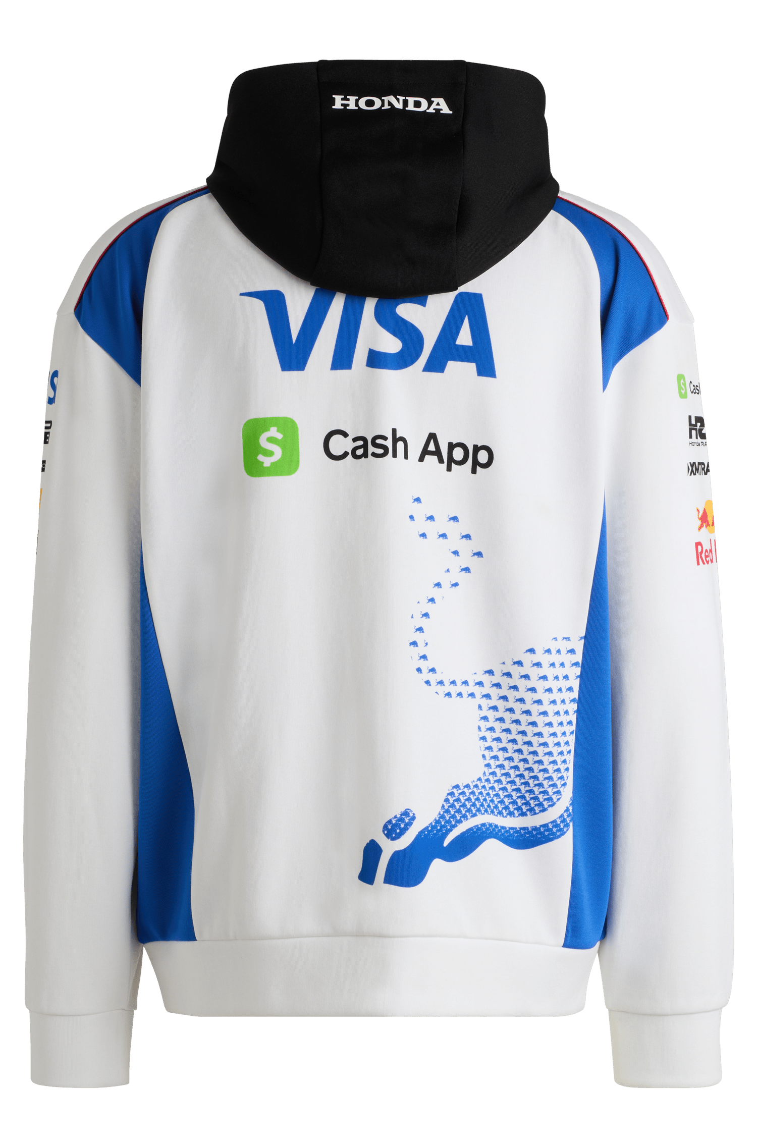 VISA CASH APP RB F1 チーム フルジップ フーディー 2025 Visa Cash App RB F1 2025 Men's Full Zip Hoodie - White – CMC