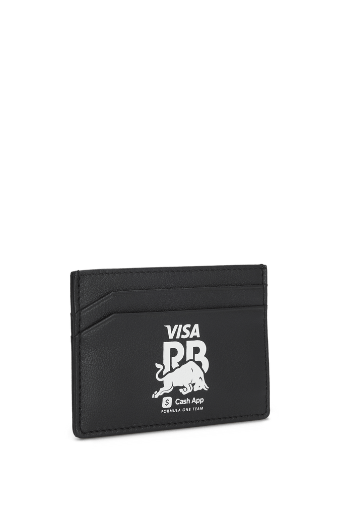 Visa Cash App RB F1 Leather Card Holder - Black Wallets Visa Cash App RB 