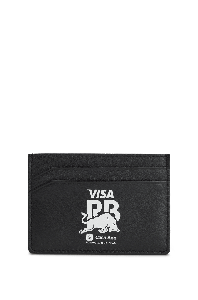 Visa Cash App RB F1 Leather Card Holder - Black Wallets Visa Cash App RB 
