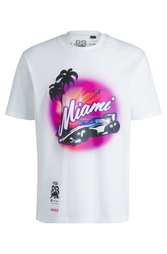 Visa Cash App RB F1 Special Edition Miami GP T-Shirt - White T-shirts Visa Cash App RB 