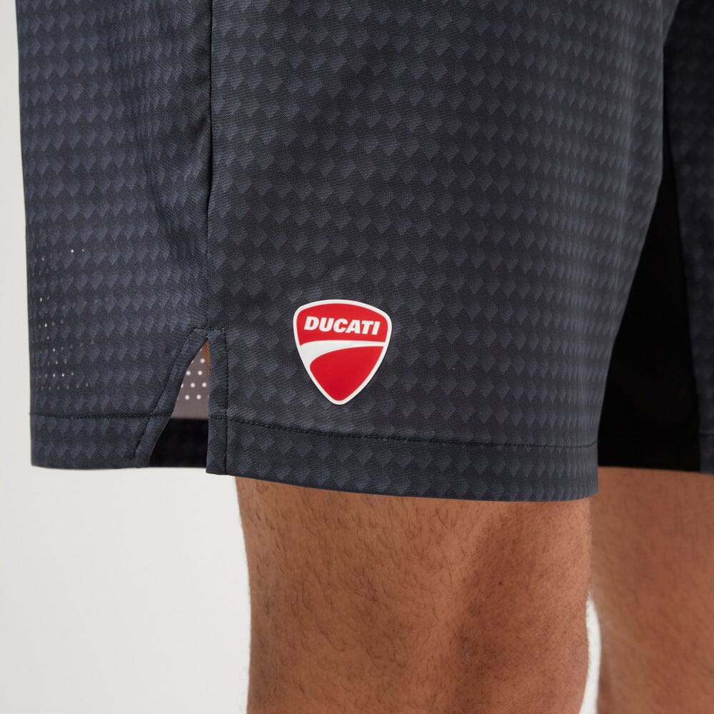 Ducati x Macron Men's Padel Shorts - Black Shorts Ducati 
